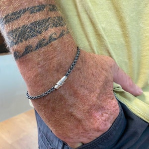 Sterlingzilveren armband voor heren met Hebreeuwse scroll Priestly Blessing