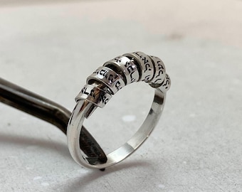 Angel’s Blessing Hebrew Ring Sterling Silver – Jewish Protection Jewelry from Israel