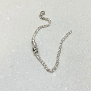 Jewish Priestly Blessing Silver Chain Bracelet for Women Engraved in Hebrew | Personalized | Judaica Gift