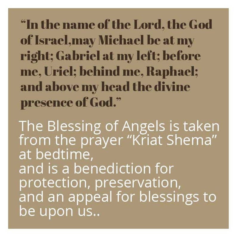 Blessing of the Angels Hebrew Engraved Ring for Protection Etsy