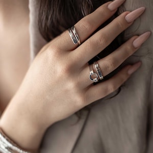 Jewish Sterling Silver Hebrew Ring for Protection Engraved With Blessing of The Angel, Personalized