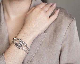Bracciale con preghiera ebraica incisa e benedizione sacerdotale per le donne