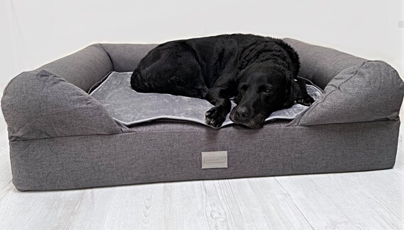 Grey dog cheap bed xl
