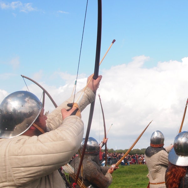 English Longbow for Medieval Archery and Practice of Traditional Archery Technique, SCA Archery England Longbow, Historical Wooden Long Bow