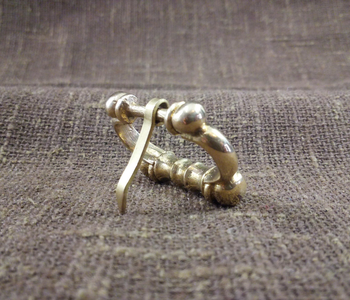 Gothic Belt Buckle for Leather Medieval Belt Solid Cast Brass Etsy