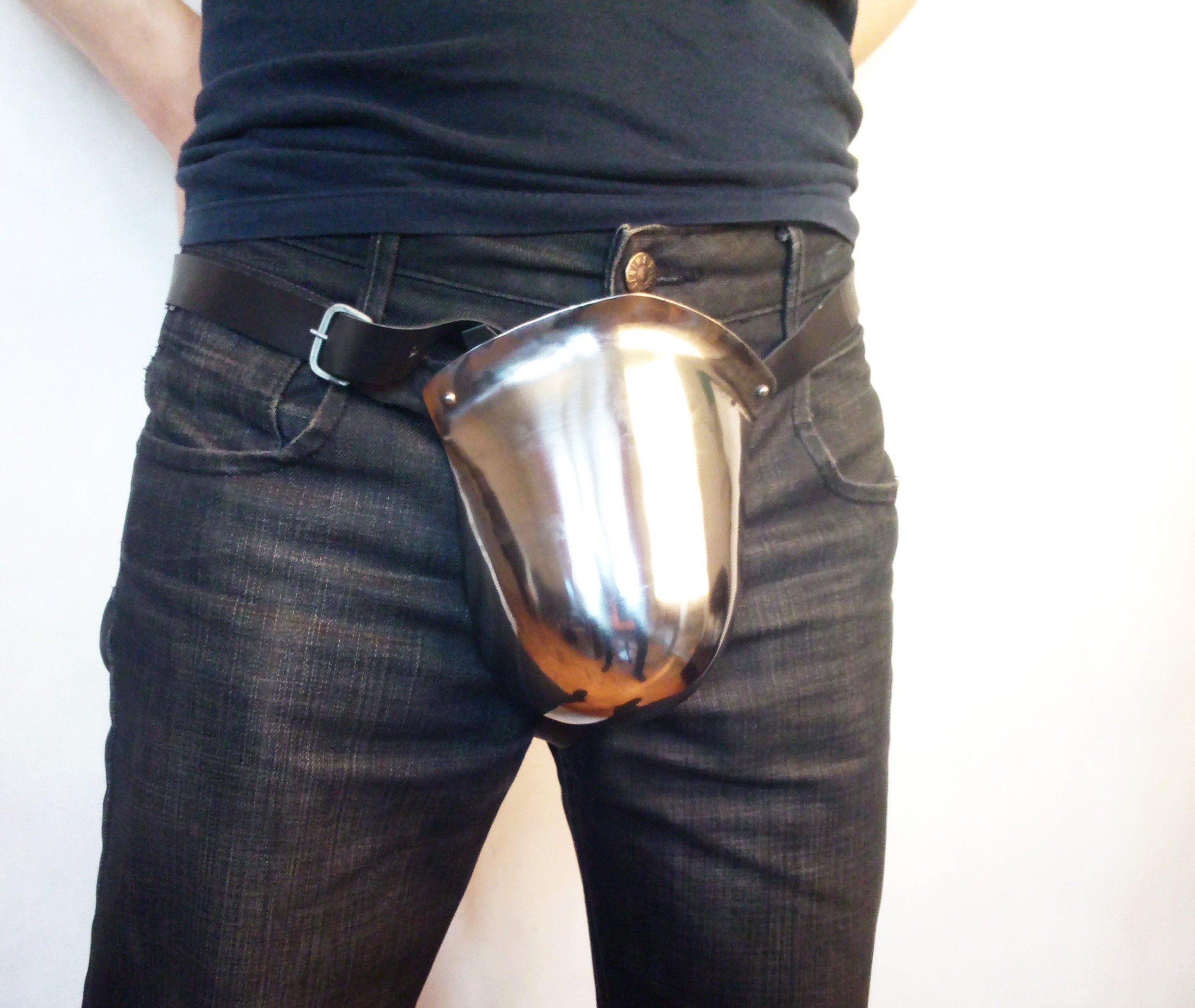 Codpiece for Medieval SCA Reenactors Steel Groin Protection Etsy