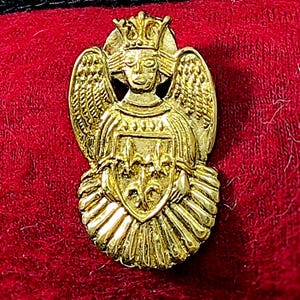 Pilgrim Badge, Replica Medieval Badges St. Lawrence, Mother of God, St. Edmund, St. James of France, Saint Leonard, Medieval Gifts