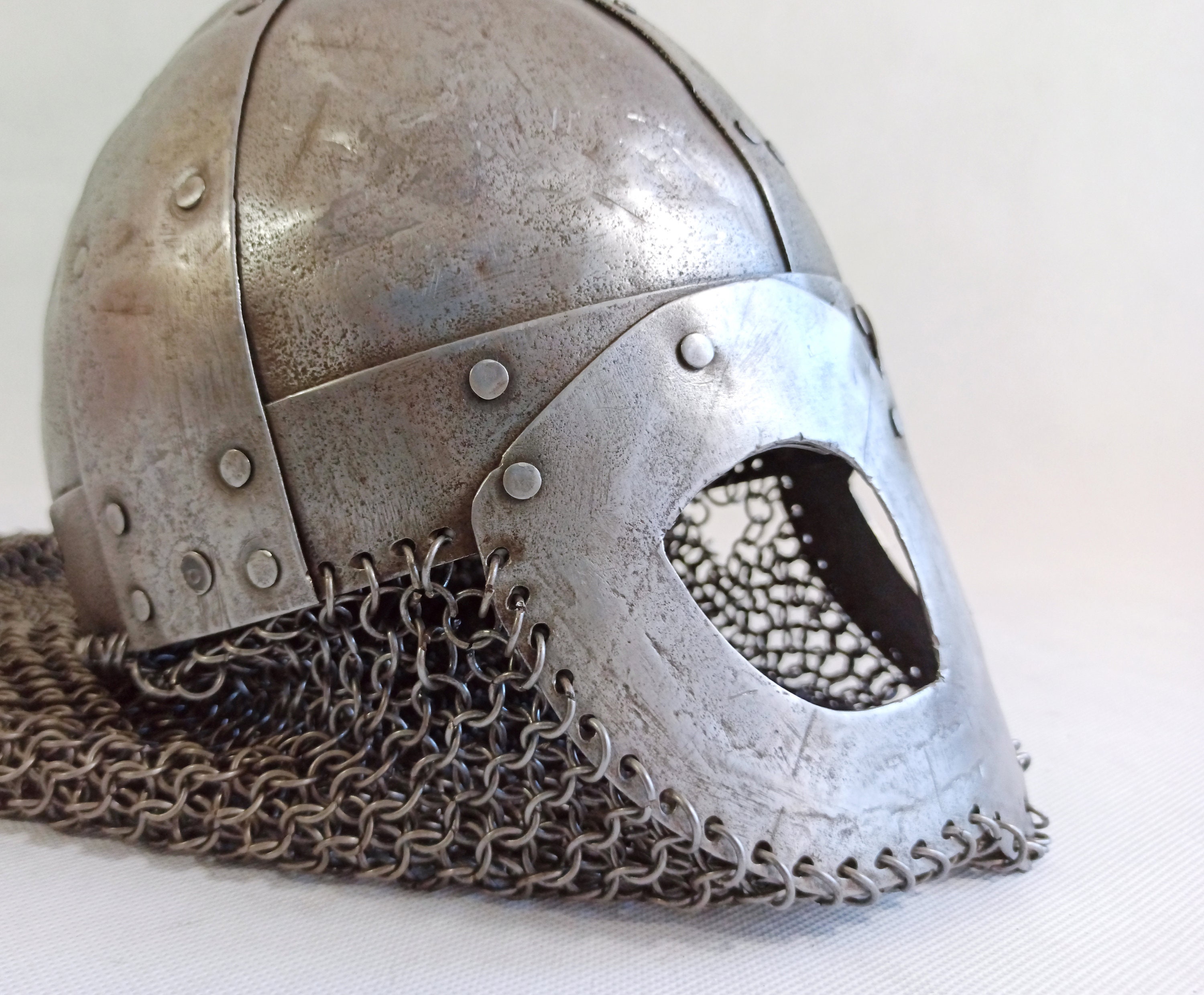 Viking Helmet “Gjermundbu”. Available in: stainless steel