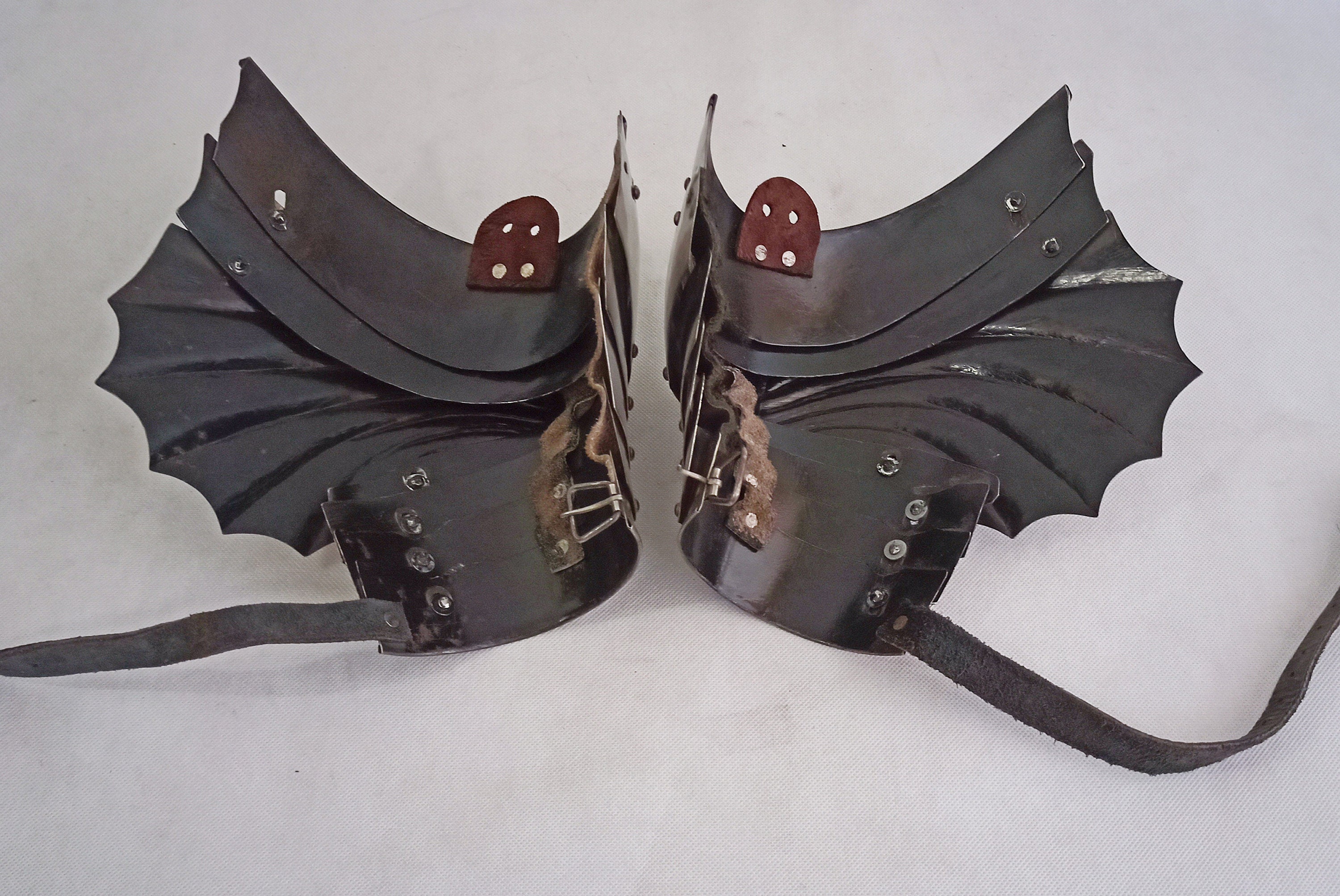 Gothic Medieval Pauldrons for Knights Full Armor 14th Century - Etsy