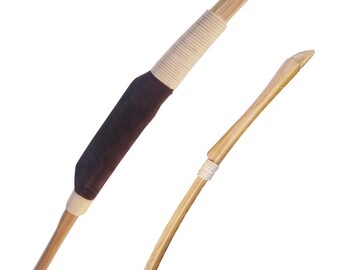 Arc Kyudo En Bambou - 35 Lbs - Arts Martiaux Japonais - Brun