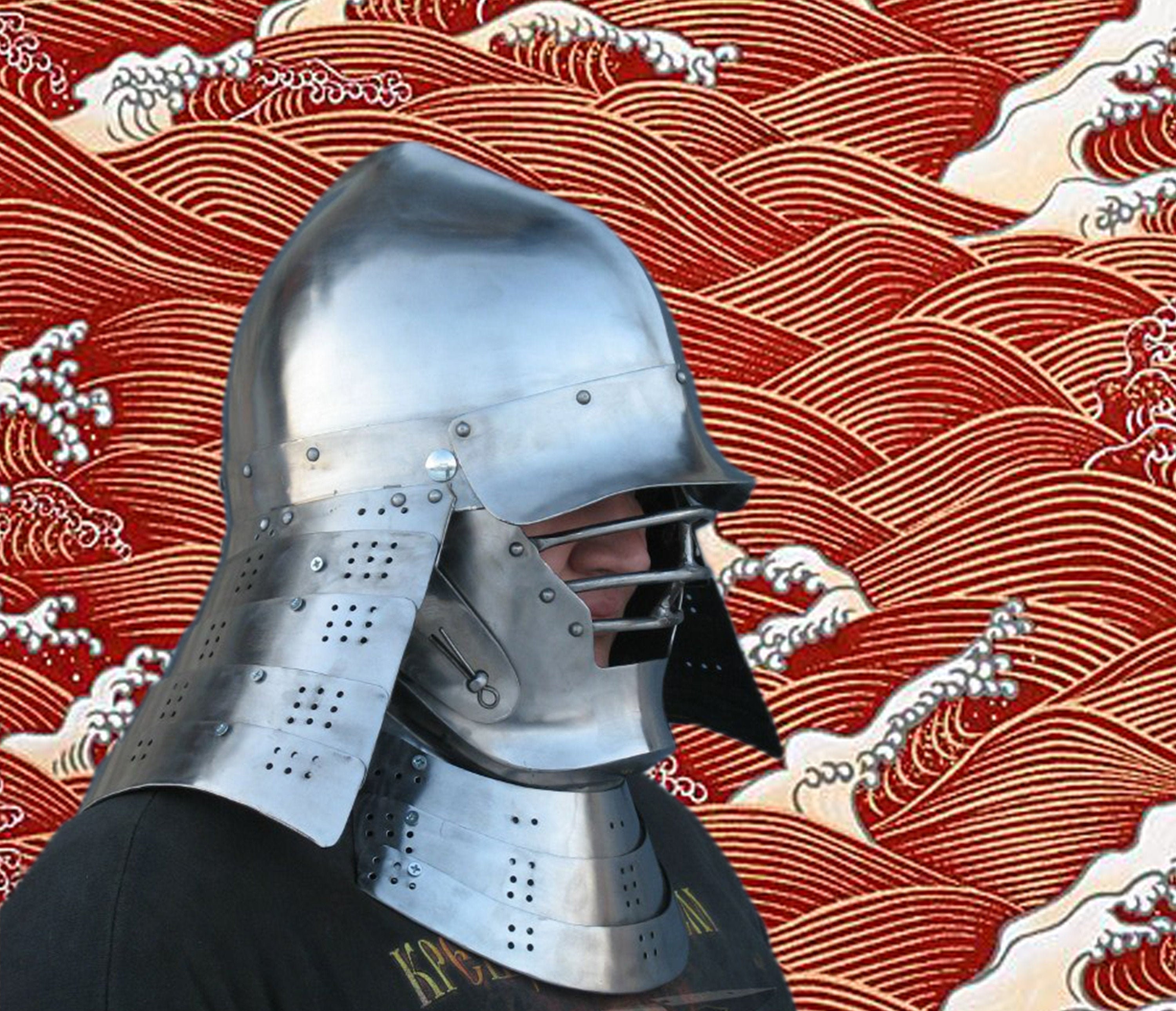 Samurai Armor Medieval Helmet Japanese Kabuto Samurai Helmet Etsy