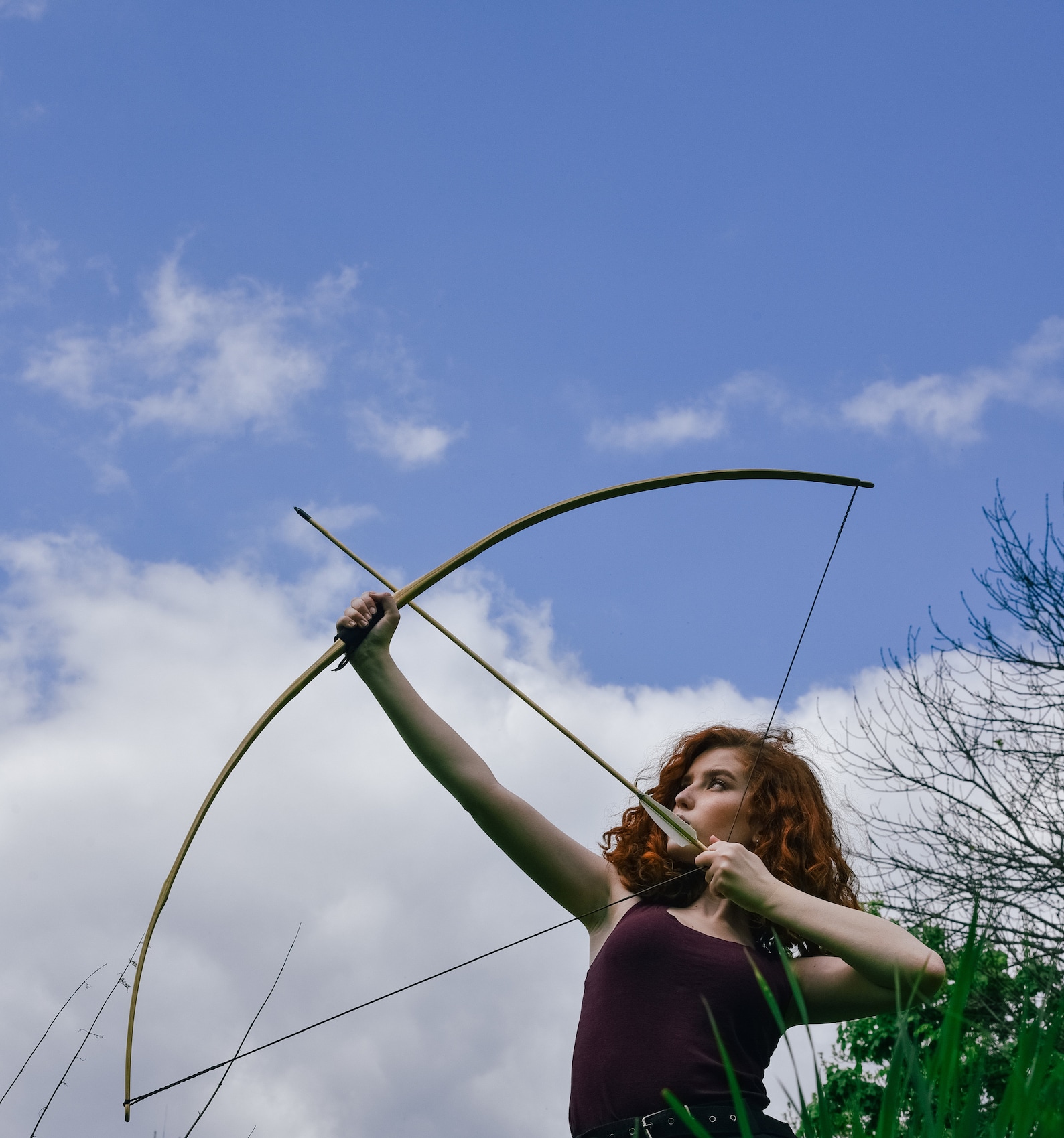 English Longbow for Medieval Archery and Practice of Traditional