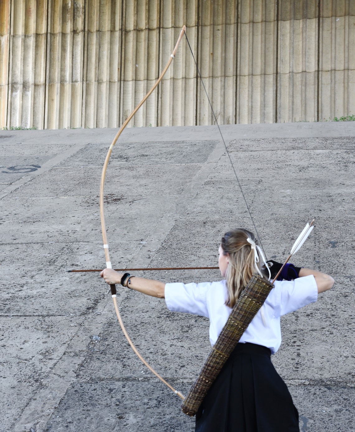 Samurai War Bow Daikyu 大弓 Yumi Bow Japanese Kyudo Super Etsy
