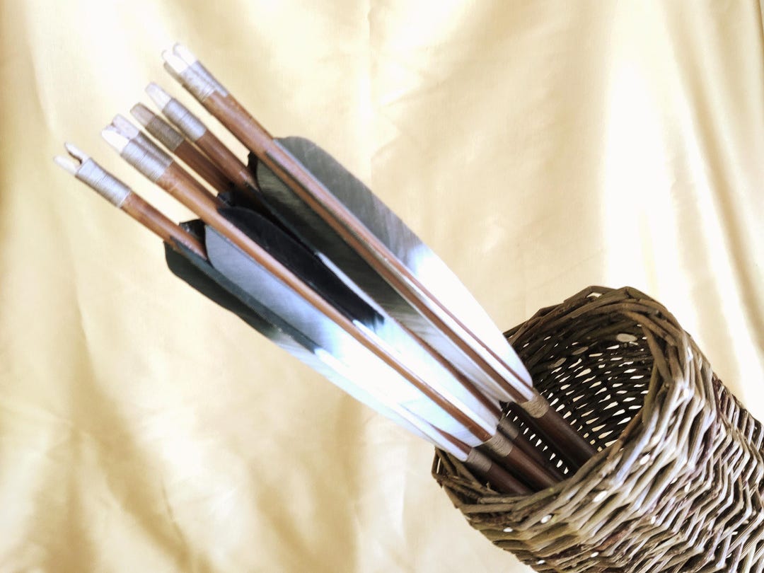 Traditional Kyudo Arrows – Japanese Style Bamboo Archery Arrows With ...