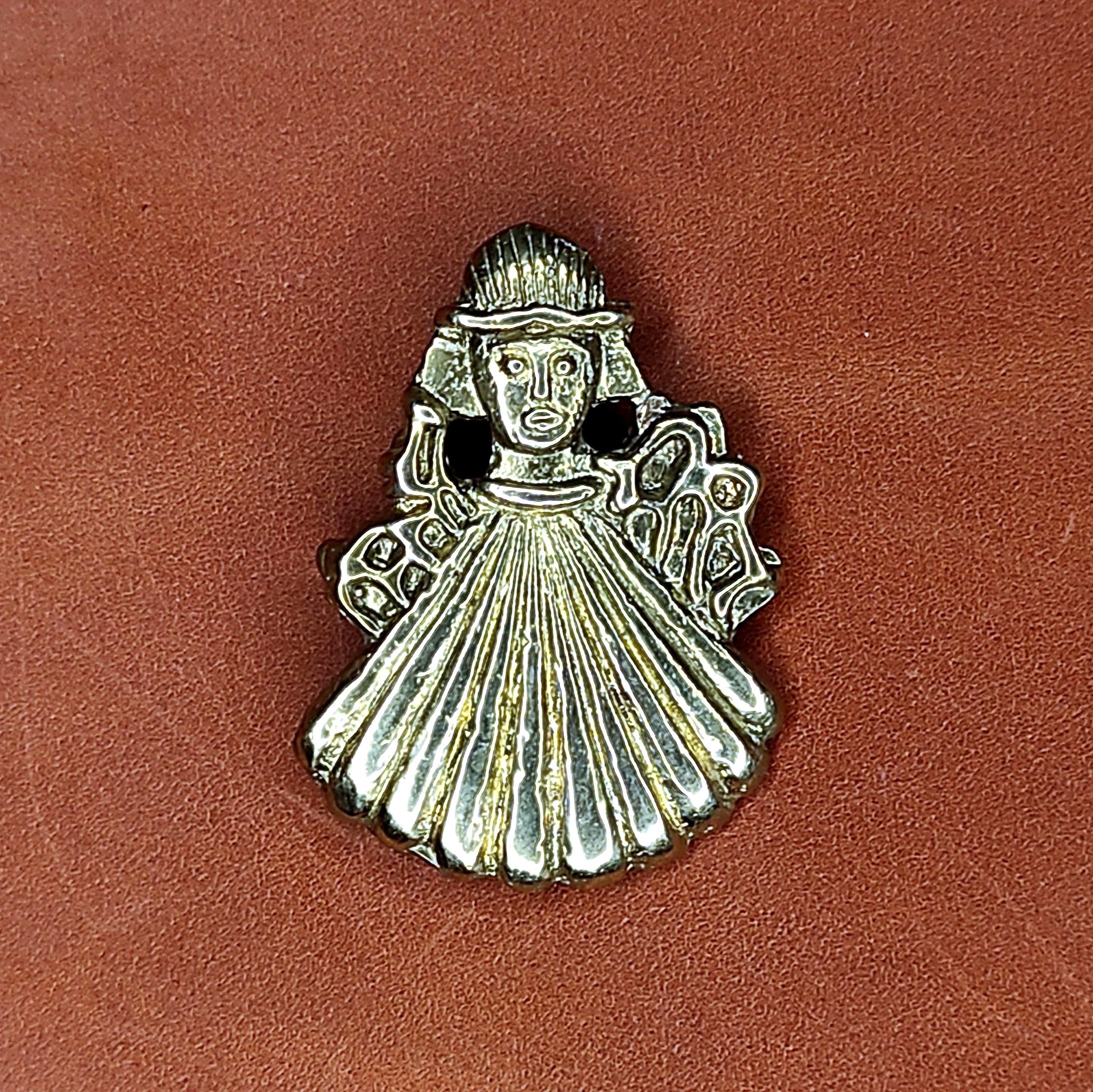 Replica 14e-eeuwse pelgrimtoken, messing badge schelp schelp, historische  middeleeuwse pin voor re-enactmentkostuum - Etsy België, image size:2188x2187