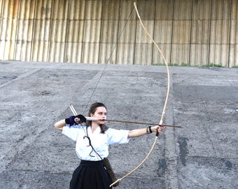 伝統的な日本の弓弓 - サムライアーチェリーウォーボウ大弓スタイル86