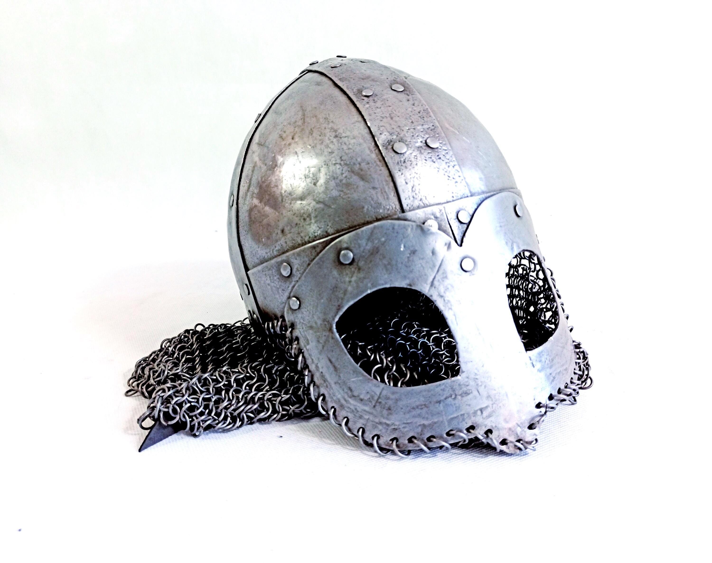 ヴァイキング　ヘルメット　Gjermundbu Gjermundbu Viking Helmet With Aventail 14 Gauge