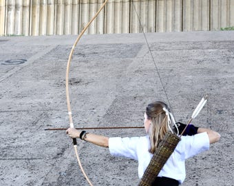 伝統的な日本の弓弓 - サムライアーチェリーウォーボウ大弓スタイル86