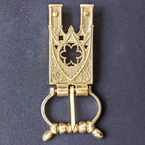 Medieval Belt Buckle Replica: 14th Century Knight Girdle Accessory