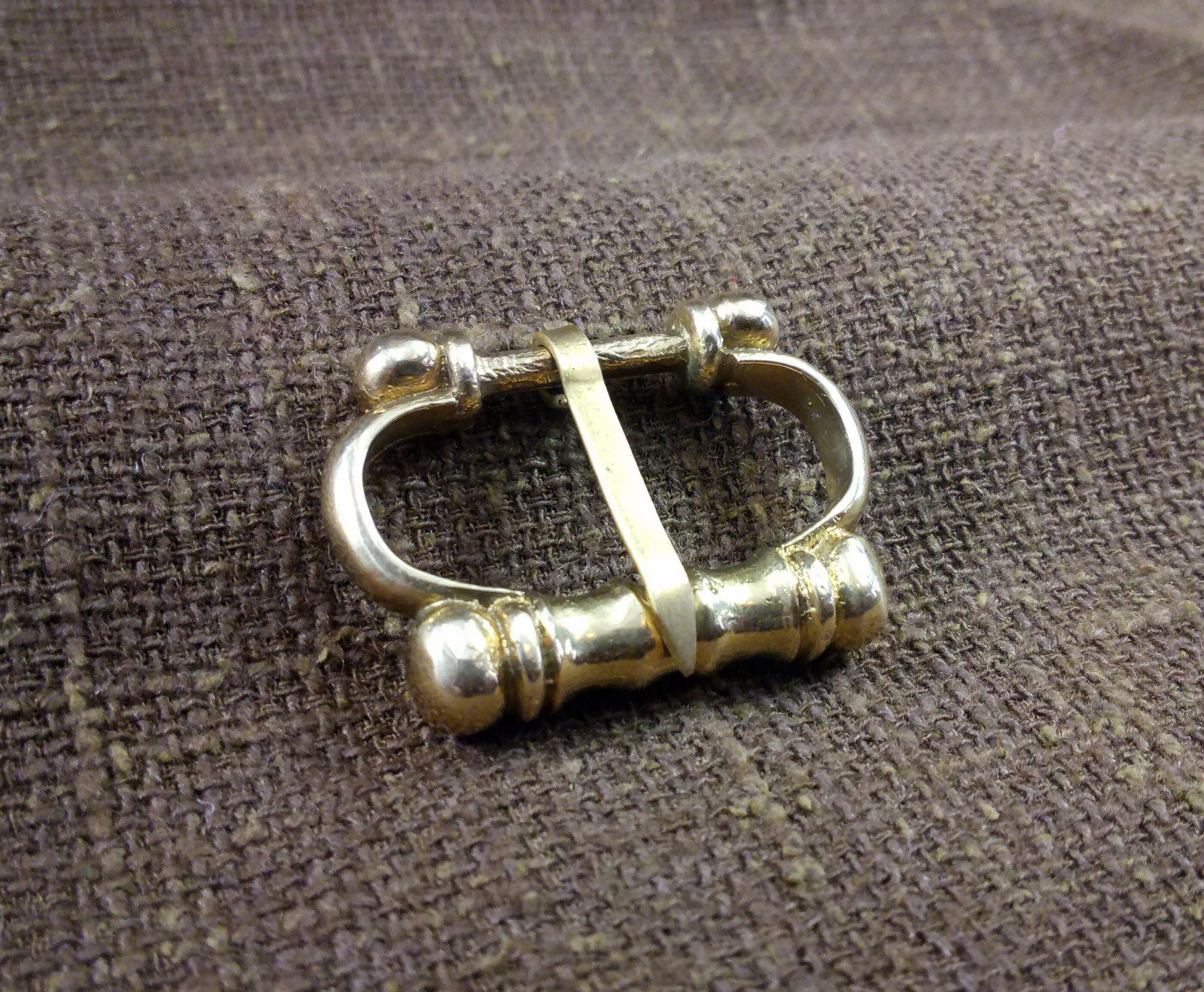 Gothic Belt Buckle for Leather Medieval Belt Solid Cast Brass Etsy