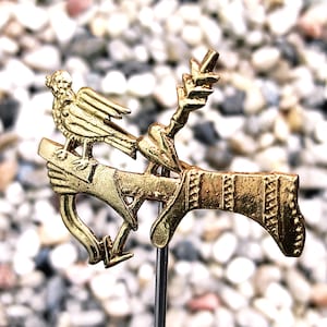 Medieval Badge Set, Pilgrim Badge Replica, Hunter Archer, Crossbow, Arrows, Heraldic Badge, 14th Century Hat Pin, HEMA SCA Ren Faire Gifts