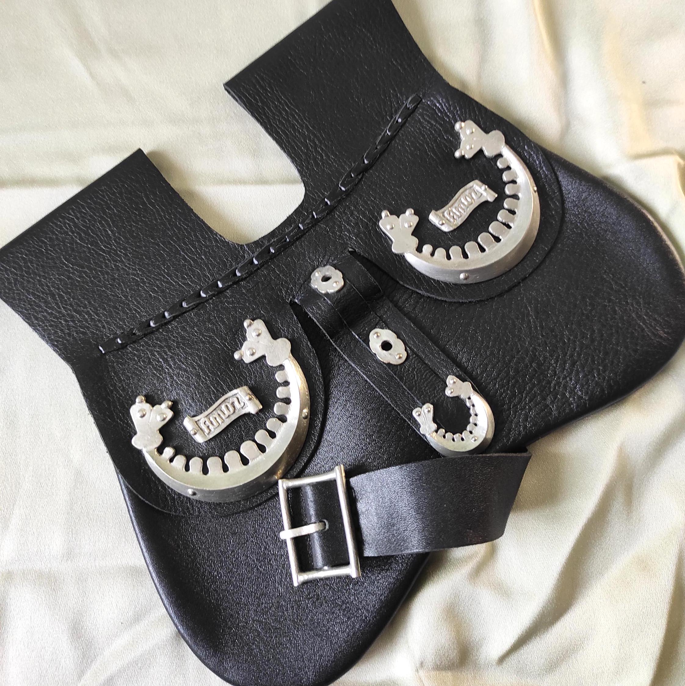 Medieval Leather Bag Merode Triptych Robert Campin Purse Replica