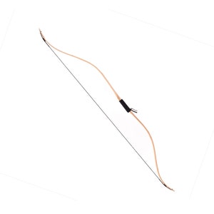 Recurve Traditional Archery Bow, Medieval Wooden Warbow, Cosplay Bow, Recurve larp Bow, 59&quot; Tatars Wooden Horsebow, Fantasy Flatbow