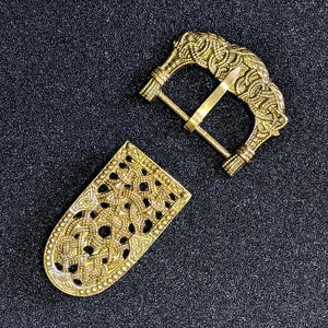 Types of Viking Belts, Birka Medieval Belt Replica, Diy SCA Reenactment Ring Belt, Borre Style Belt Buckles Strap End For 20mm Wide Strap