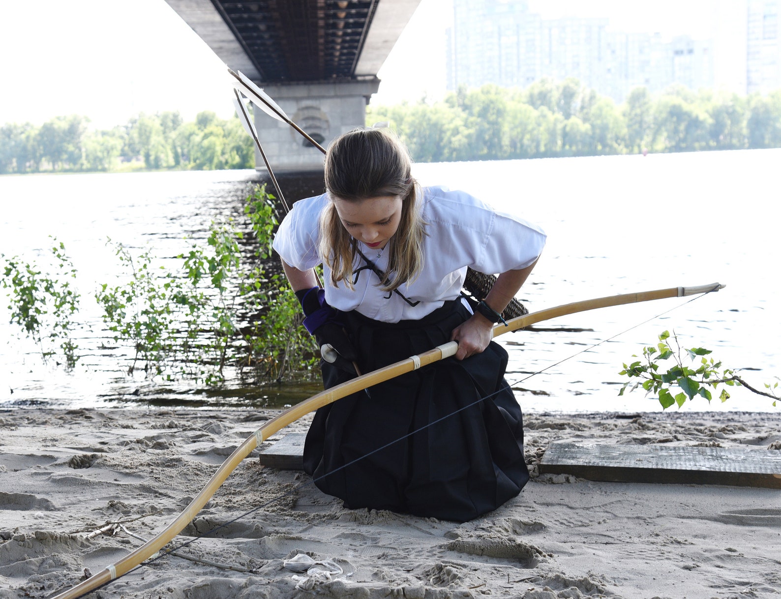 Asymmetrical Hankyu Bow Japanese Custom Made Traditional Bow Etsy