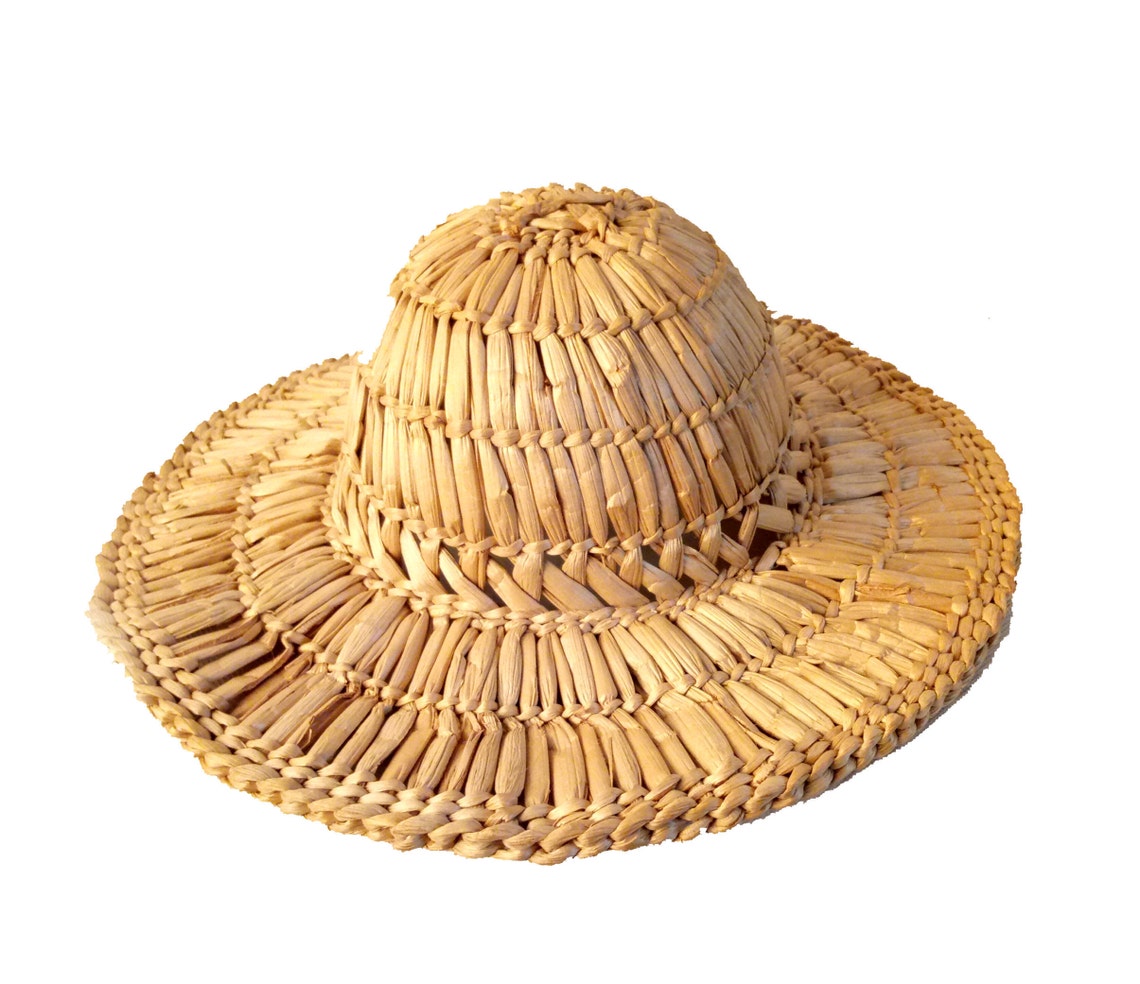 LARP Summer Headgear Woven Reedmace Hat of SCA Medieval Etsy