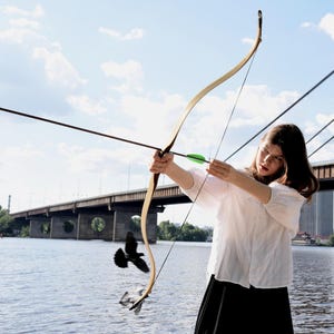 Medieval Archery Turk Traditional Bow, Wooden Recurve Bow, Ottoman Horse Bow, Mounted Archery, Recurve Short Bow