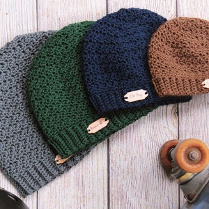 Crochet hat pattern for men Ripple