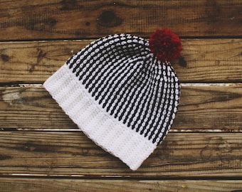 Crochet Striped Hat Pattern | Etsy