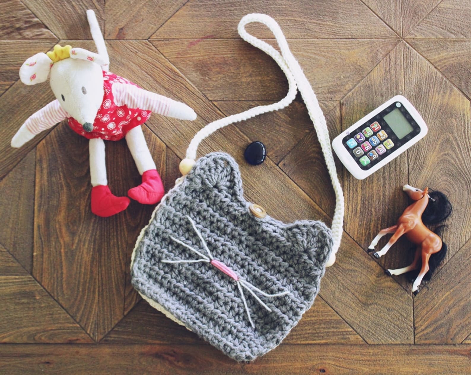 Crochet Cat Bag Pattern Crochet Cat Purse Etsy
