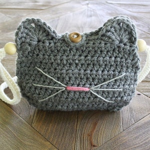 Crochet Cat Bag Pattern Crochet cat purse