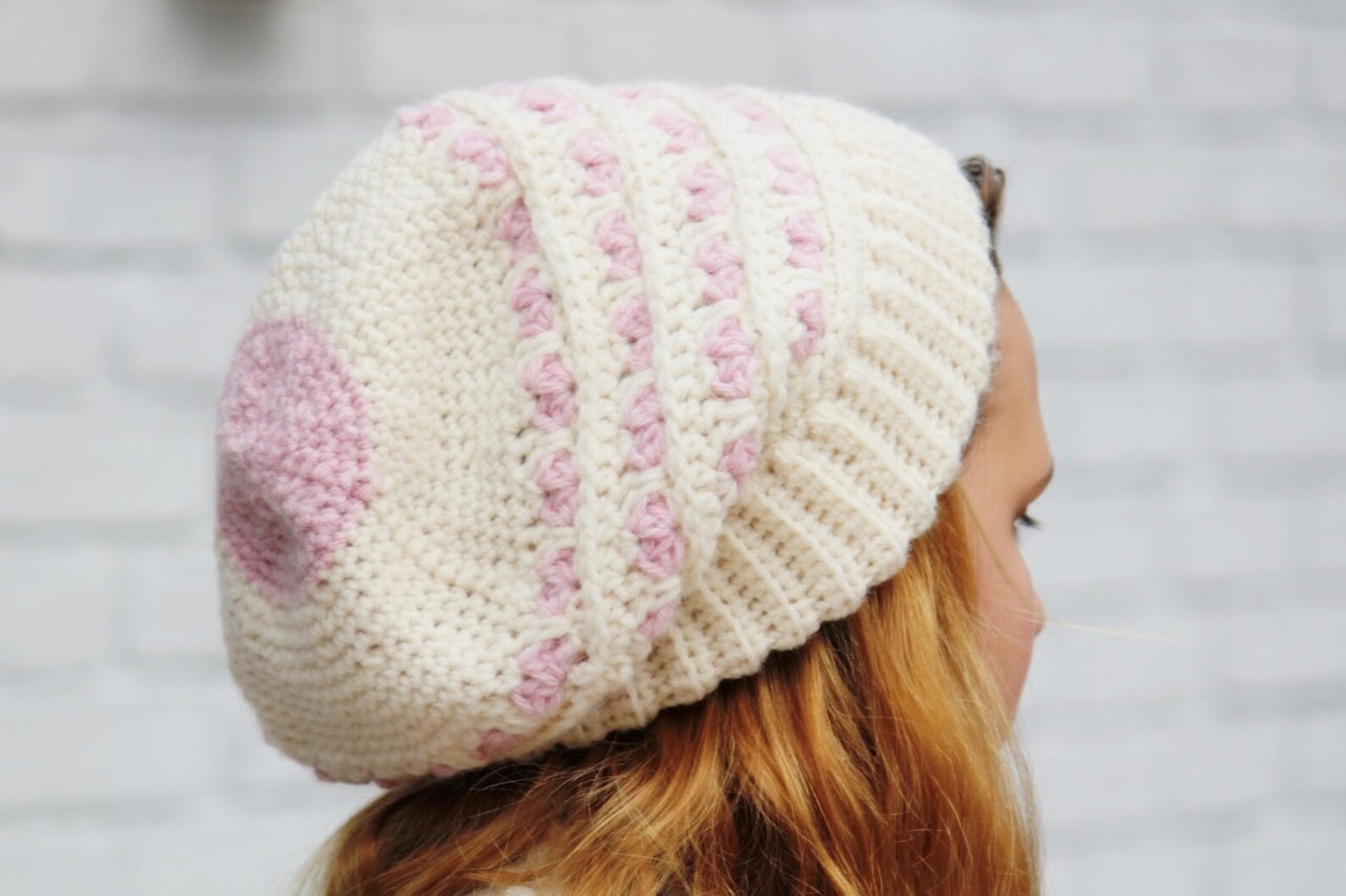 Lovely Crochet Slouch Pattern Etsy
