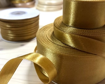 gold ribbon etsy