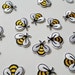 Little Bees/ Iron On Patches/ Small appliqués/ WIDTH 1.18 inch 3 cm 
