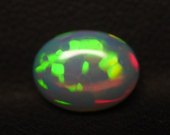2.60 Cts Size Brilliant Smoked Ethiopian Opal Oval Cabochon 10x13 MM