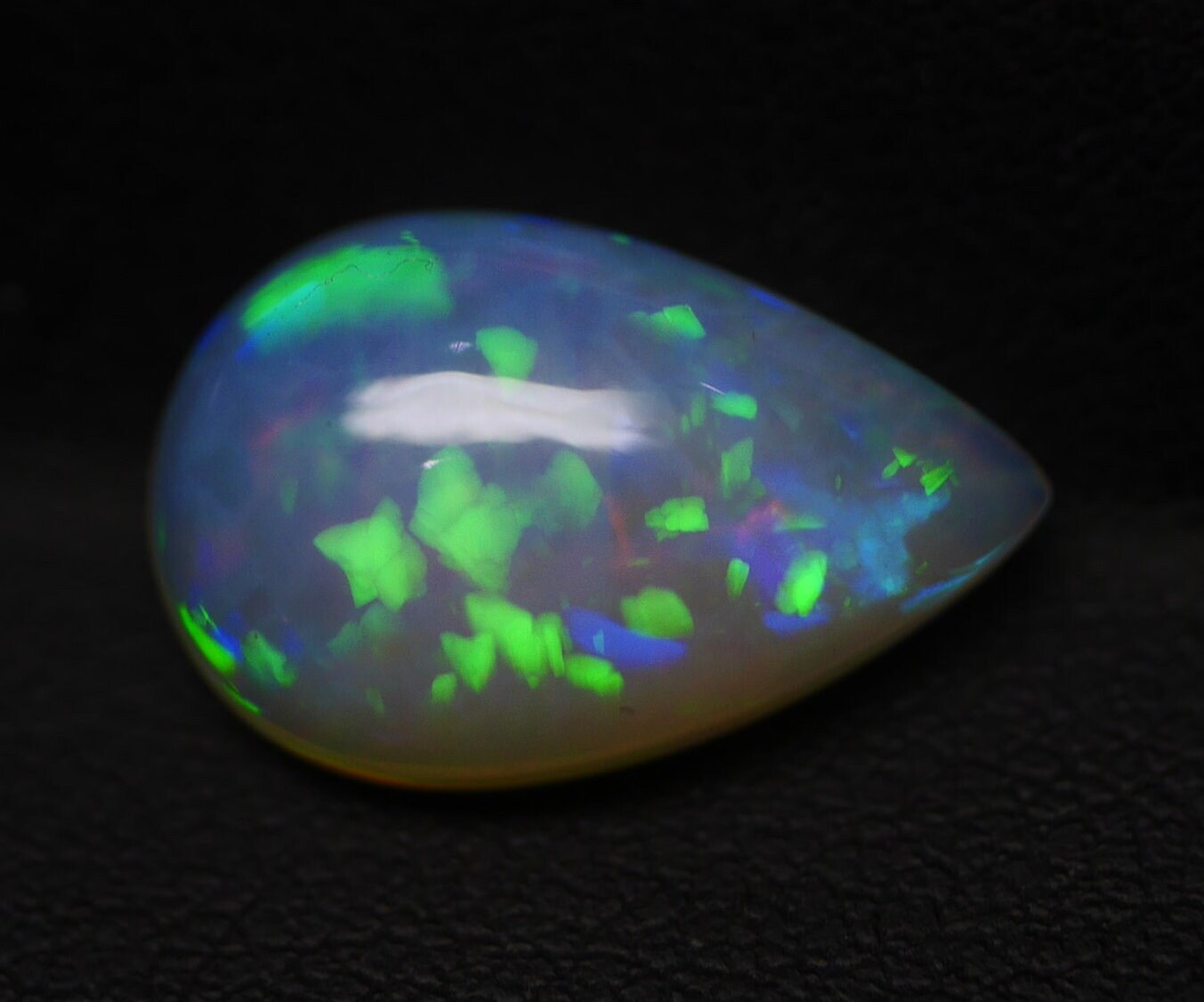 2.60 Cts Size Brilliant Smoked Ethiopian Opal Oval Cabochon 10x13 MM