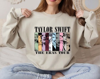 Taylor Swift Sweatshirt, The Eras Tour Sweatshirt, Vintage Taylor Swift Hoodie, Swiftie Girl Sweatshirt, Swiftie Concert Hoodie, Women Gift