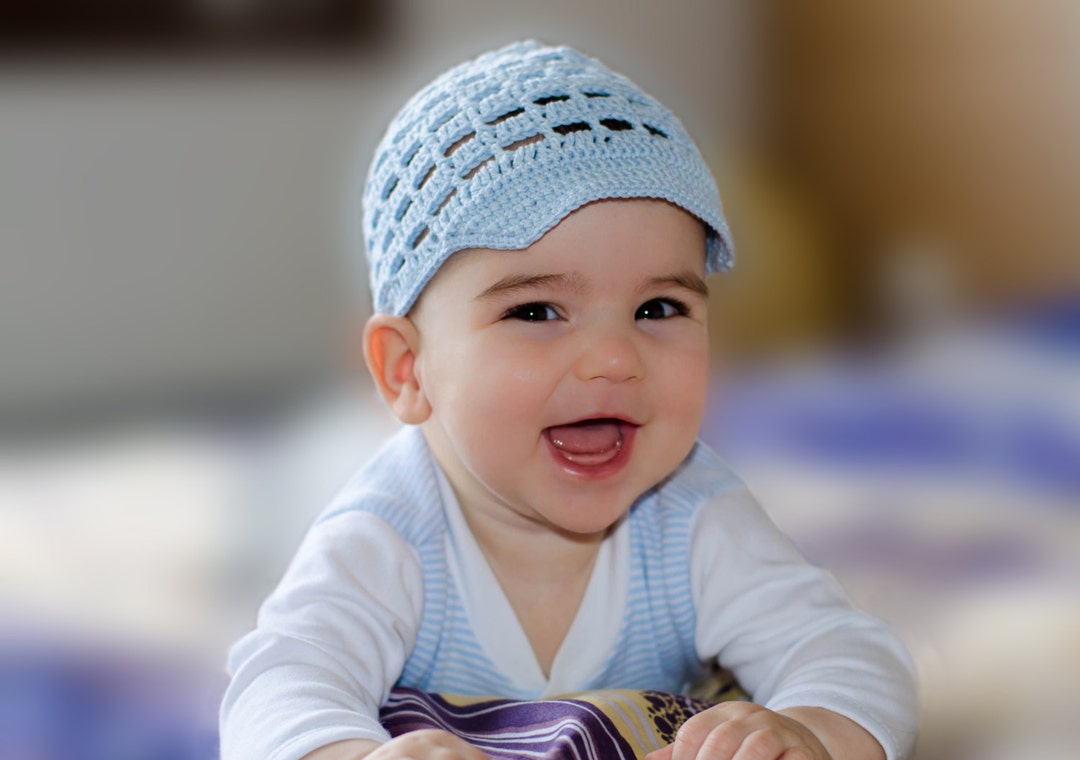 Baby Visor Beanie Crochet Baby Boy Hat Baby Newsboy Hat Etsy