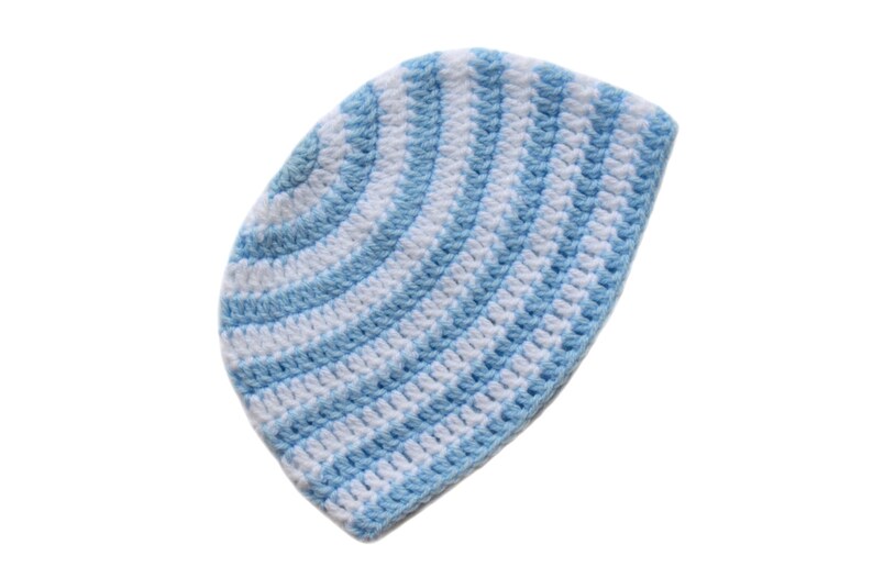 Crochet Baby Boy Hat, Striped Hat, Baby Boy Beanie, Baby Winter Hat