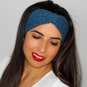 Turban headband, winter turban, knitted turban, crochet headband, womens headband, knotted headband, winter ear warmer, turban headwrap