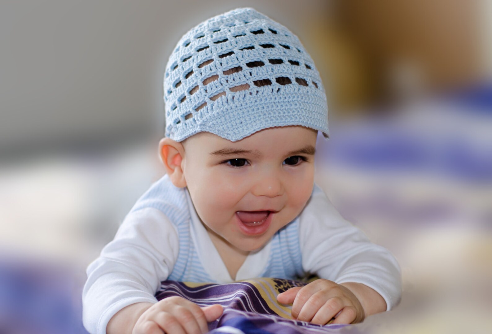 Baby Visor Beanie Crochet Baby Boy Hat Baby Newsboy Hat Etsy
