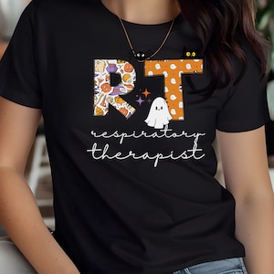 Respiratory Therapist Halloween T-Shirt: Spooky RT Squad, Pulmonology