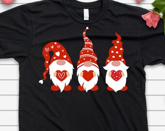 Gnomes Valentine Shirt, Three Gnomes Shirt