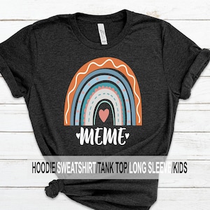 Meme Grandma Shirt: Blessed Grandmother Gift