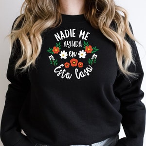 Latina Sweatshirt: Funny Spanish Mom Crewneck