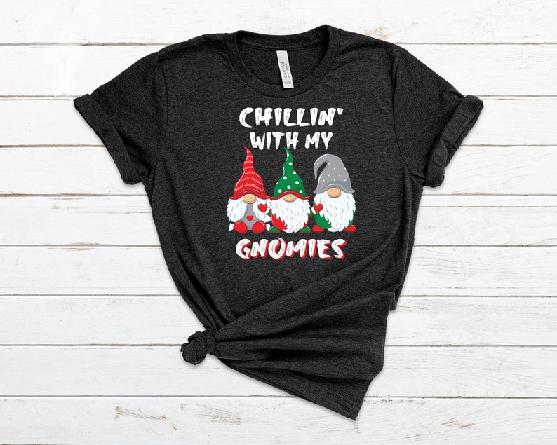 Chilling With my Gnomies Shirt Gnome Hoodie Gnome Sweatshirt image 5
